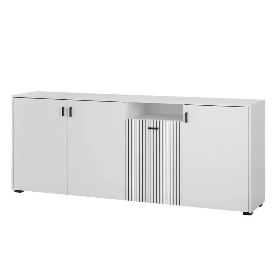 Wohnen Weißes Sideboard mit zwei Metern Breite - Dualkos
