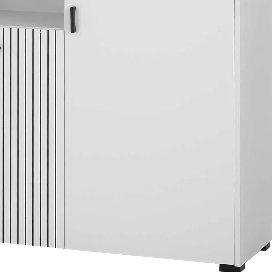 Wohnen Weißes Sideboard mit zwei Metern Breite - Dualkos