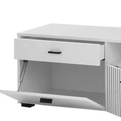 Wohnen Weißes TV Board 150 cm breit - Dualkos