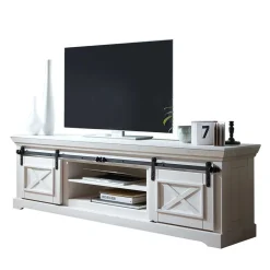 Wohnen Weißes TV Board im Modern Country Style - Kuito