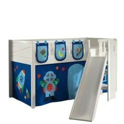 Weltall Rutschbett in Weiß - Casta^Wohnen Clearance