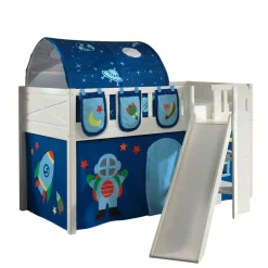 Weltall Rutschbett in Weiß - Casta^Wohnen Clearance