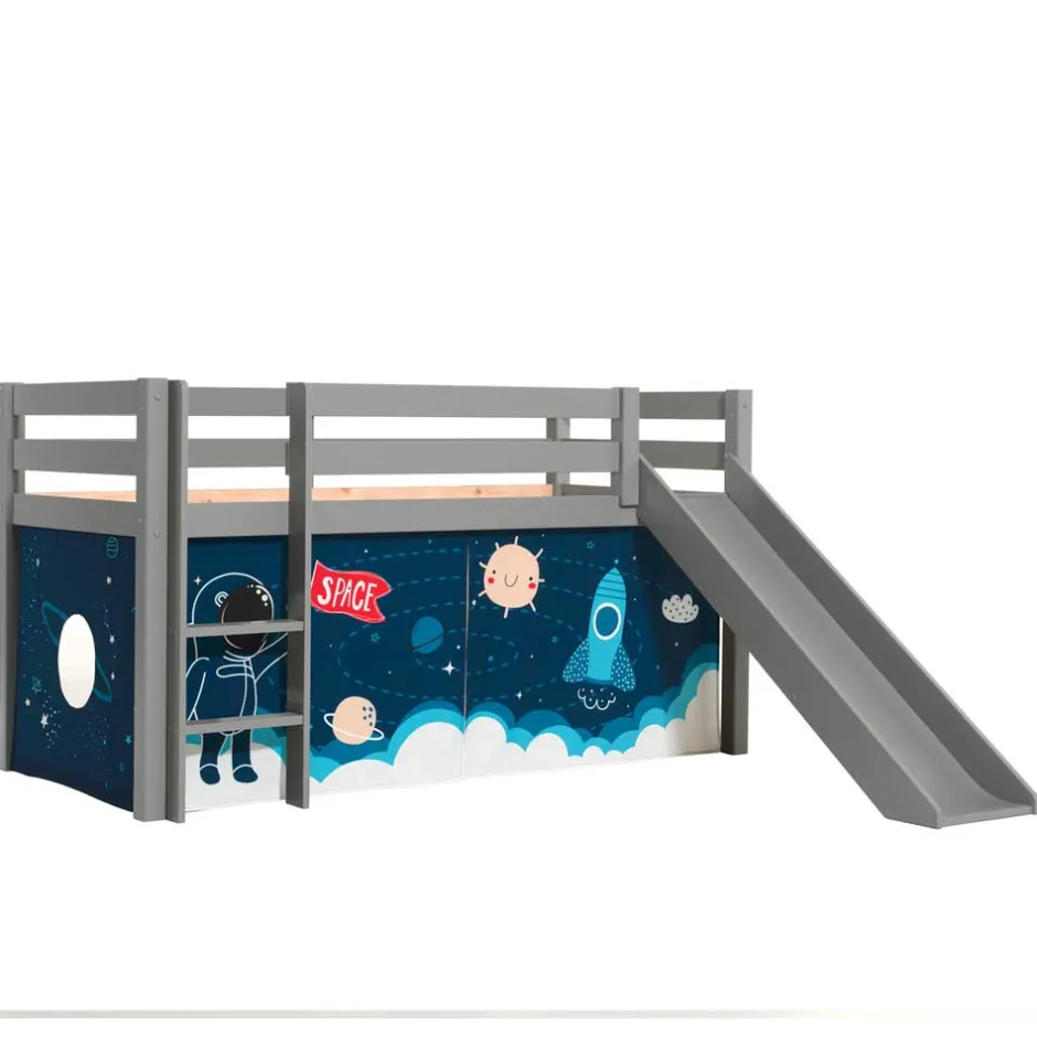 Weltraum Spielbett mit Rutsche - Kullara^Wohnen Clearance