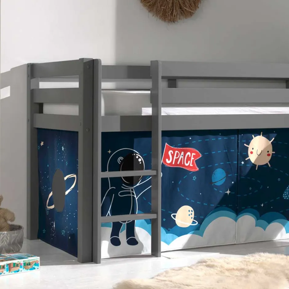 Weltraum Spielbett mit Rutsche - Kullara^Wohnen Clearance