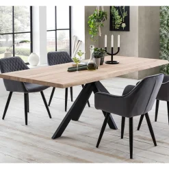 White Wash Esszimmertisch mit Baumkante - Wieza^Wohnen Outlet