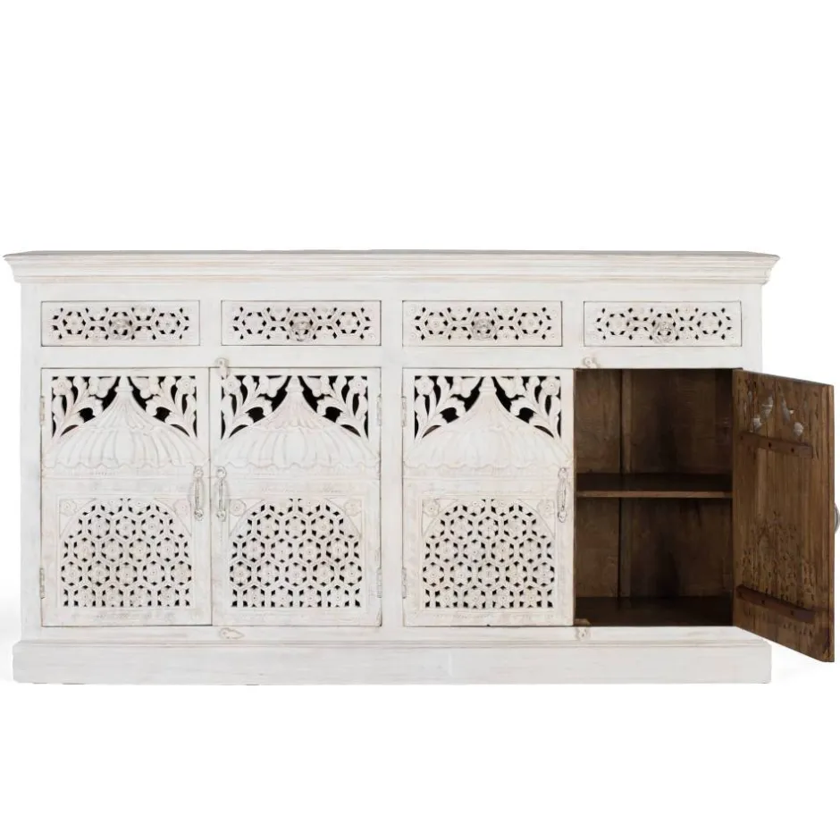 White Wash Sideboard im orientalischen Stil - Capo^Wohnen Hot