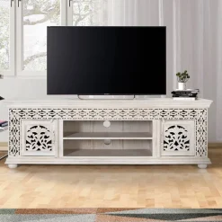 White Wash TV Lowboard - dekoratives Design - Snake^Wohnen Sale