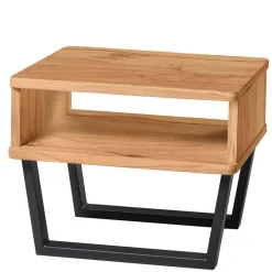 Wildbuche Bett mit Metallkufen in Anthrazit - Plestna^Wohnen Best