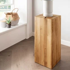 Wohnen Wildeiche Beistelltisch in Blockform - Acapella