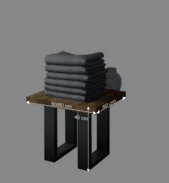 Wohnen Wildeiche Beistelltisch Manzey massiv geölt