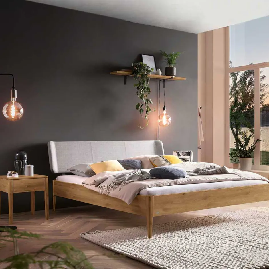 Wildeiche Bett in 160x200 180x200 - Locondra^Wohnen Sale