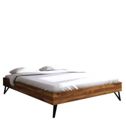 Wildeiche Bett ohne Kopfteil 210cm lang - Mandirov^Wohnen Hot