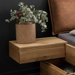 Wohnen Wildeiche Bettanlage mit Stauraum - Zennian (dreiteilig)