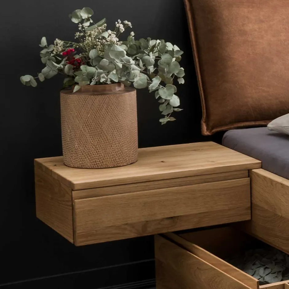 Wohnen Wildeiche Bettanlage mit Stauraum - Zennian (dreiteilig)