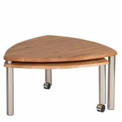 Wohnen Wildeiche Couchtisch ausdrehbar - Delphima