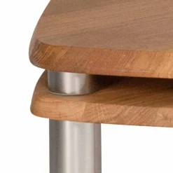 Wohnen Wildeiche Couchtisch ausdrehbar - Delphima