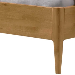 Wildeiche Doppelbett - kein Kopfteil - Defelira^Wohnen Online