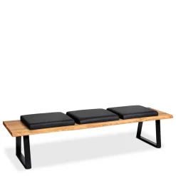 Wohnen Wildeiche Esstischbank mit drei Sitzplätzen - Jessmine