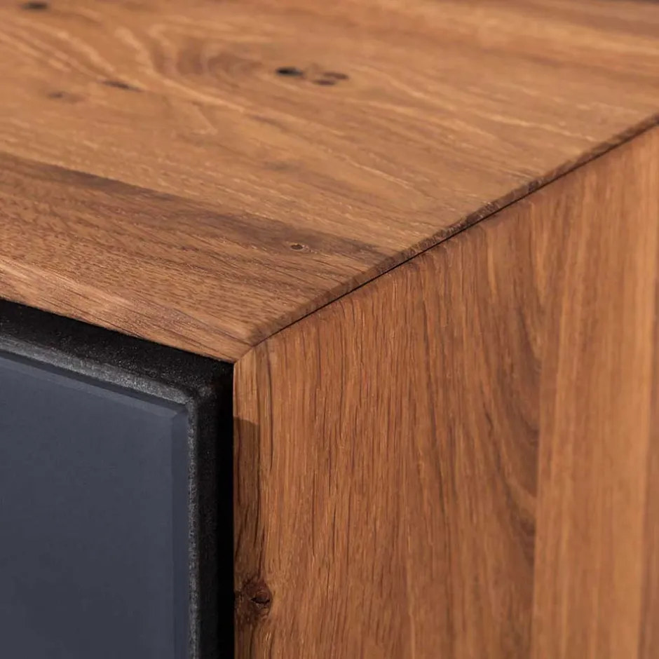 Wohnen Wildeiche Flurmöbel Set - Mandrey (vierteilig)