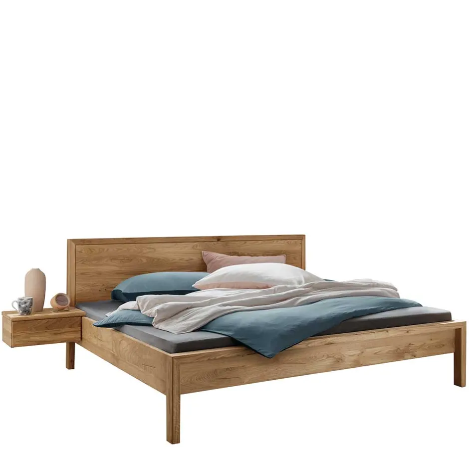 Wohnen Wildeiche Holzbett in modernem Design - Martinez