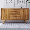 Wildeiche Holz-Sideboard 160 cm breit - Hardus^Wohnen Discount
