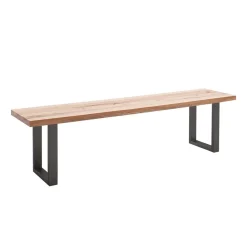 Wohnen Wildeiche Loft Bank ohne Lehne - Chiano