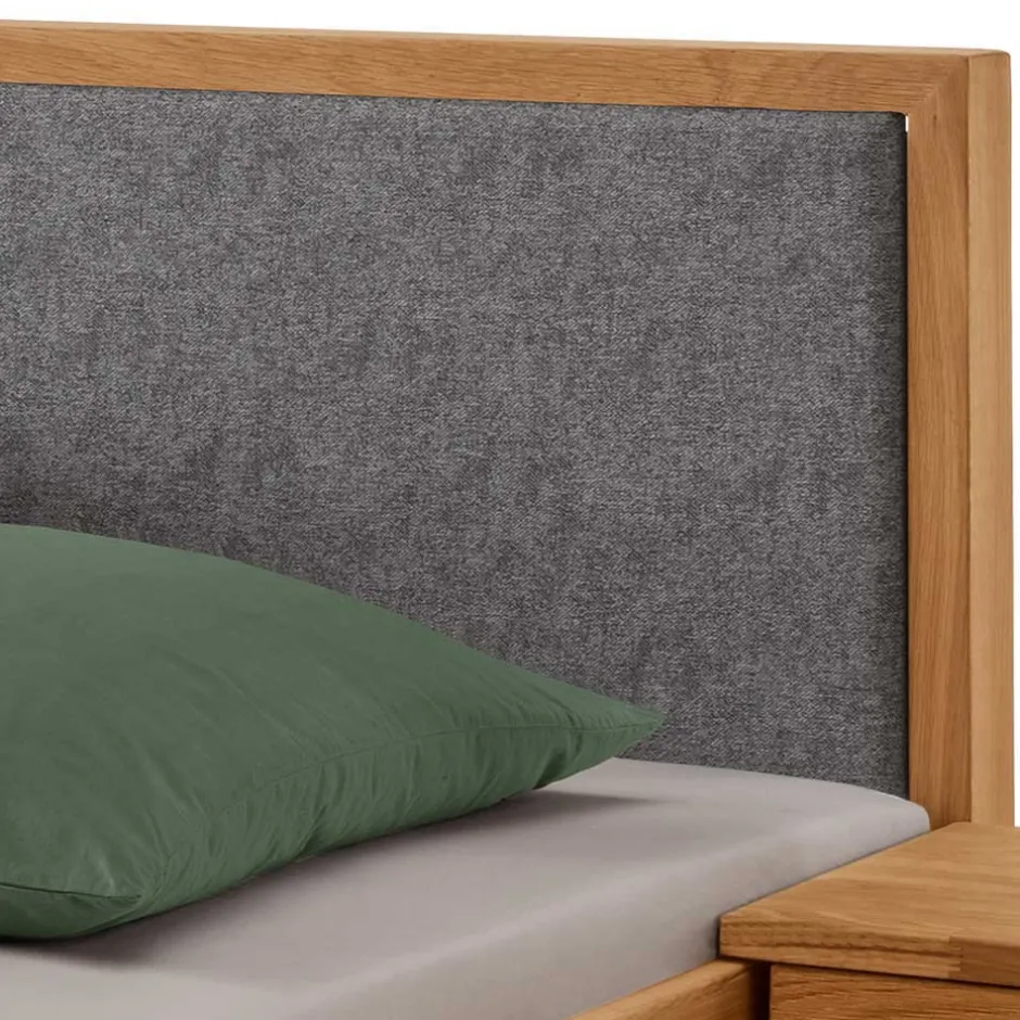 Wildeiche Massivholzbett modern - Martinez^Wohnen