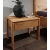 Wohnen Wildeiche Nachtkommode mit einer Schublade - Waving