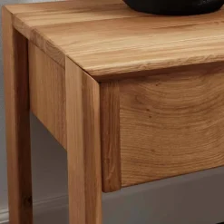 Wohnen Wildeiche Nachtkommode mit einer Schublade - Waving