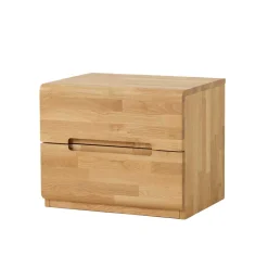 Wohnen Wildeiche Nachtkommode Rosario honigfarben geölt