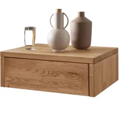 Wohnen Wildeiche Nachtkonsole mit einer Schublade - Sangre