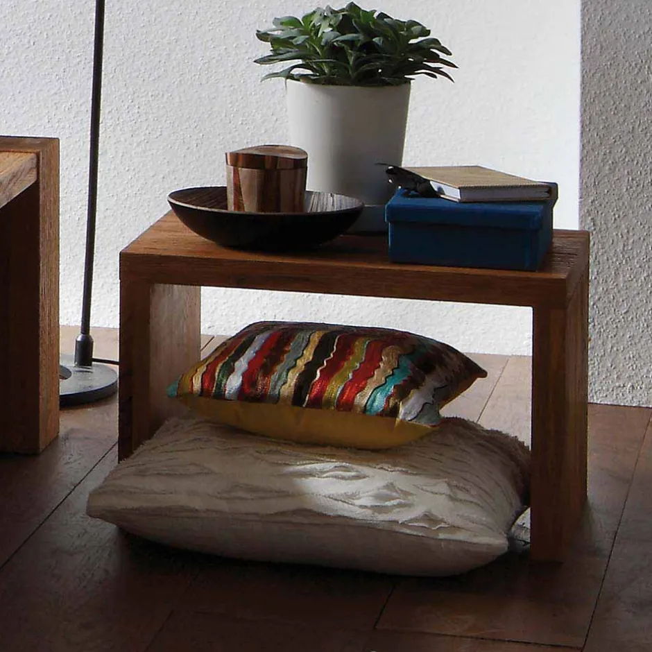 Wildeiche Nachttisch Rumcania im Naturfarbton geölt^Wohnen New