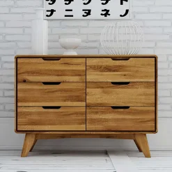 Wohnen Wildeiche Schubladenkommode geölt - Eavy