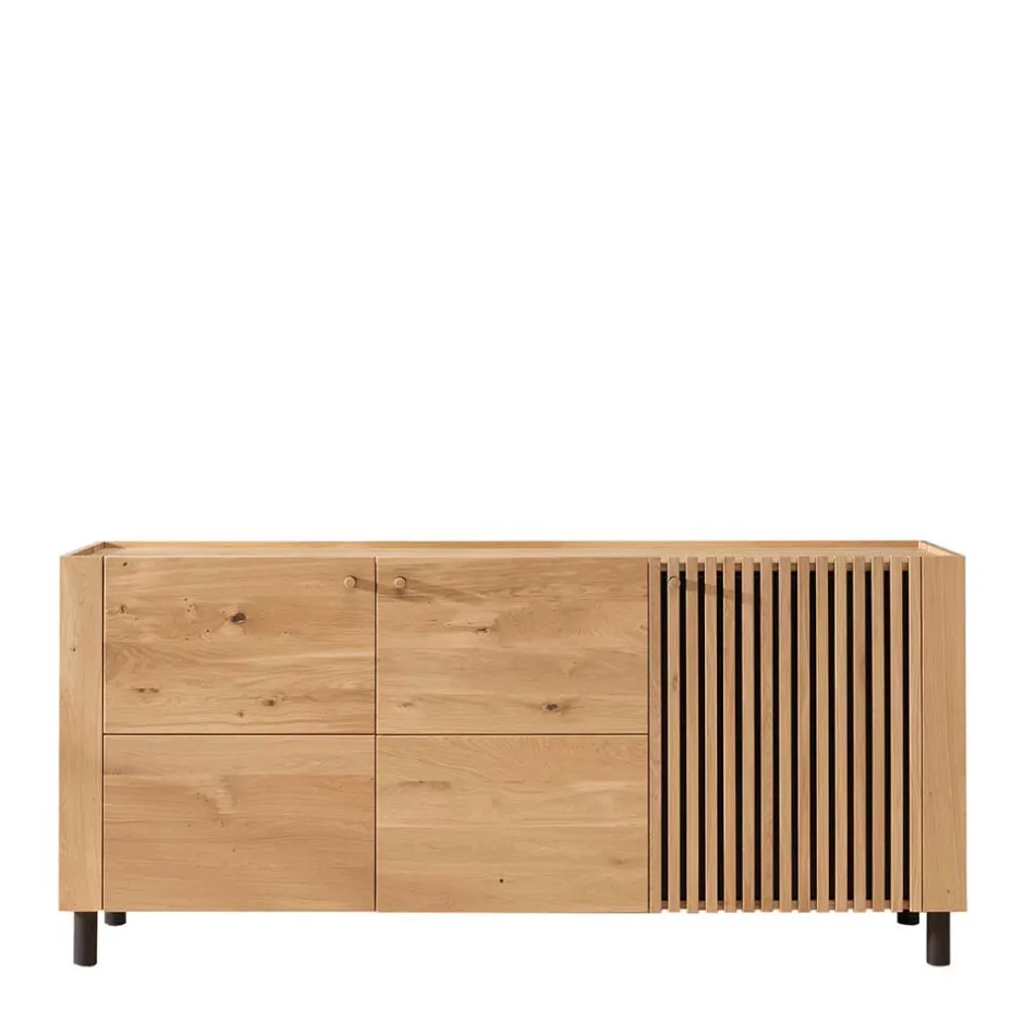 Wohnen Wildeiche Sideboard im Skandi Design - Valouis