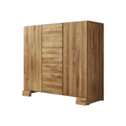Wildeiche Sideboard Vaskov massiv geölt^Wohnen Outlet