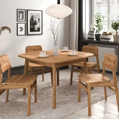 Wildeiche Tisch - 90 cm tief - Laida^Wohnen Discount