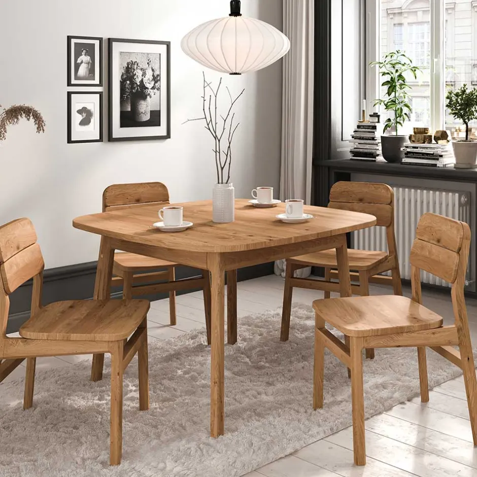 Wildeiche Tisch - 90 cm tief - Laida^Wohnen Discount