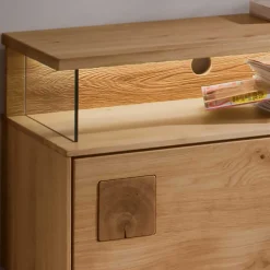 Wohnen Wildeiche TV Board mit 170 cm Breite - Millena