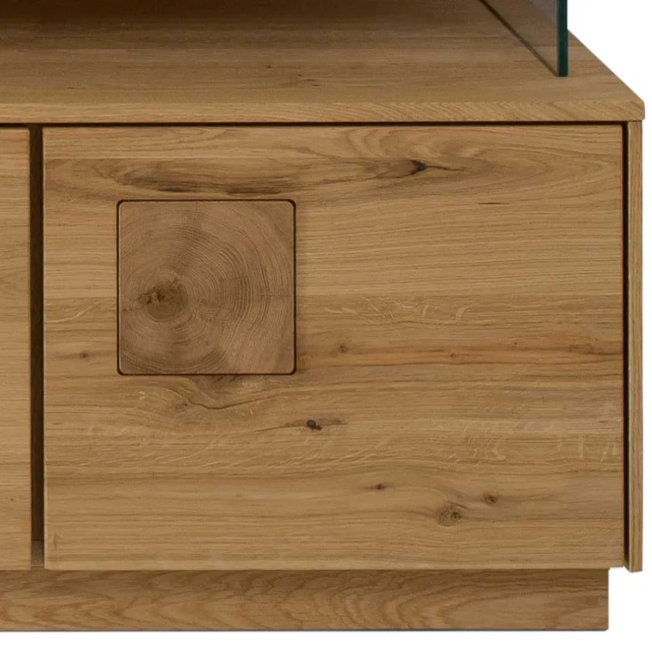 Wohnen Wildeiche TV Board mit 170 cm Breite - Millena