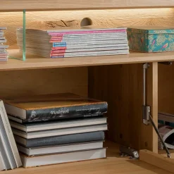 Wohnen Wildeiche TV Board mit 170 cm Breite - Millena