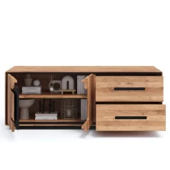 Wohnen Wildeiche TV-Kommode in modernem Design - Shipper