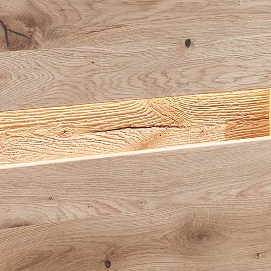 Wildeiche Unterschrank für TV mit Beleuchtung - Acmida^Wohnen Sale