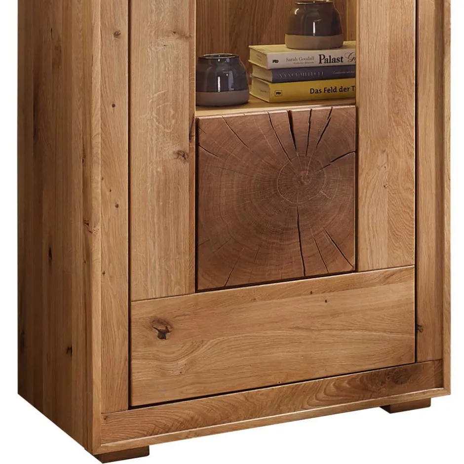 Wildeiche Vitrine Troncon mit 201 cm Höhe^Wohnen Online