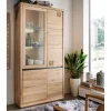 Wohnen Wildeiche Vitrinenschrank 103 cm breit - Embleys