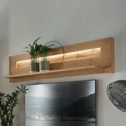 Wildeiche Wandboard geölt - 156 cm breit - Obinson^Wohnen Discount