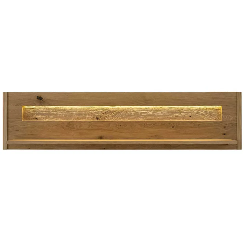 Wildeiche Wandboard geölt - 156 cm breit - Obinson^Wohnen Discount