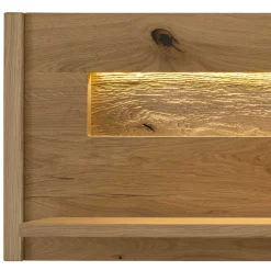 Wildeiche Wandboard geölt - 156 cm breit - Obinson^Wohnen Discount