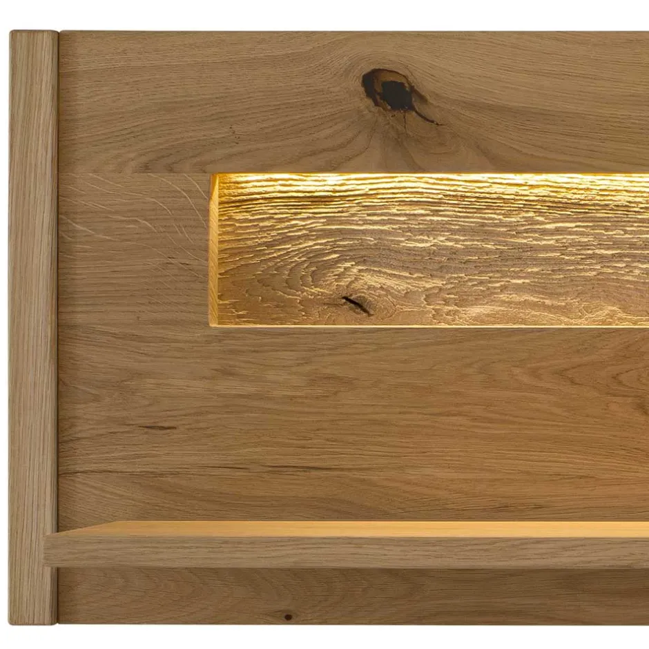 Wildeiche Wandboard geölt - 156 cm breit - Obinson^Wohnen Discount