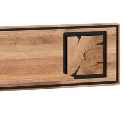 Wohnen Wildeiche Wandboard mit Hirnholz Applikation - Shipper