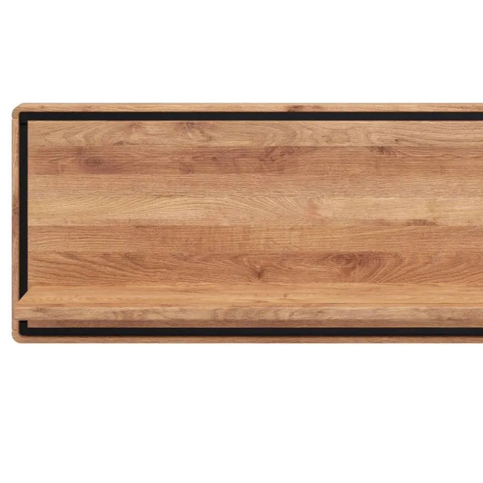 Wohnen Wildeiche Wandboard mit Hirnholz Applikation - Shipper